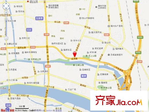 實(shí)華藍(lán)灣雅境交通圖