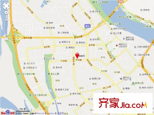 金山碧水二期麒麟苑交通圖