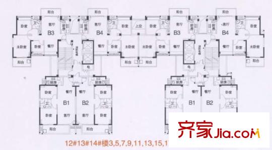 仁文大儒世家朗園 戶型圖