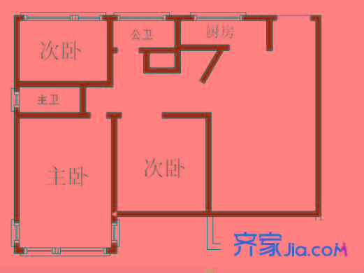 閩都大莊園麗水琴灣 3室 戶型圖