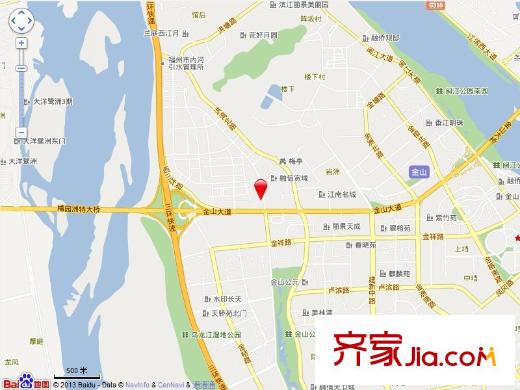 融信三味舒屋交通圖
