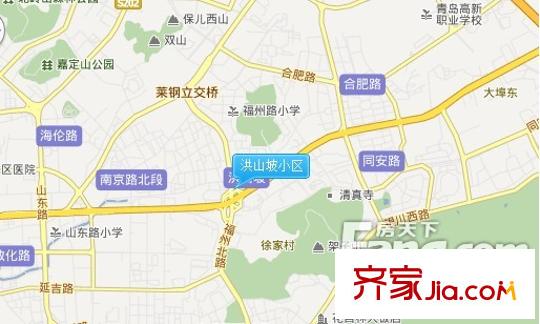 洪山坡小區(qū)交通圖