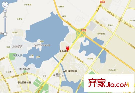 金色港灣別墅交通圖 