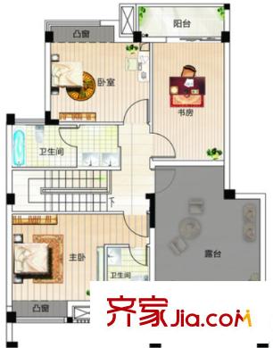 湖邊坊人家戶型圖2室2廳 戶型圖 2室2廳