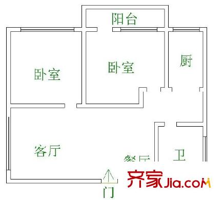 寶島公寓 戶型圖