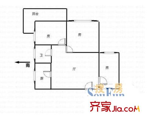 桃源大廈 戶型圖