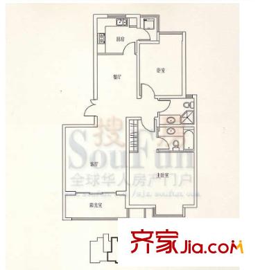 金都華庭戶型圖3 
