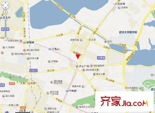 楚天都市花園交通圖 