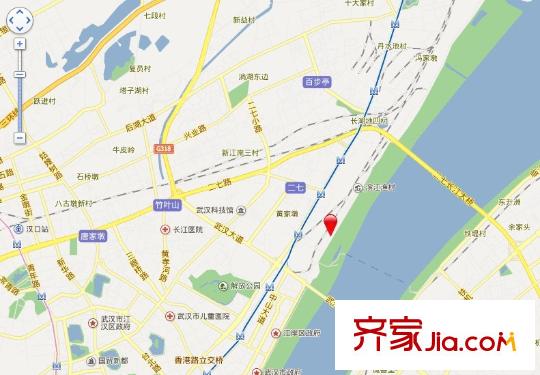 濱江苑二期交通圖 