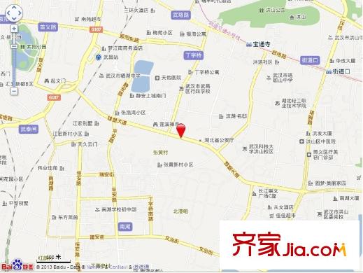 沈家灣花園小區(qū)交通圖
