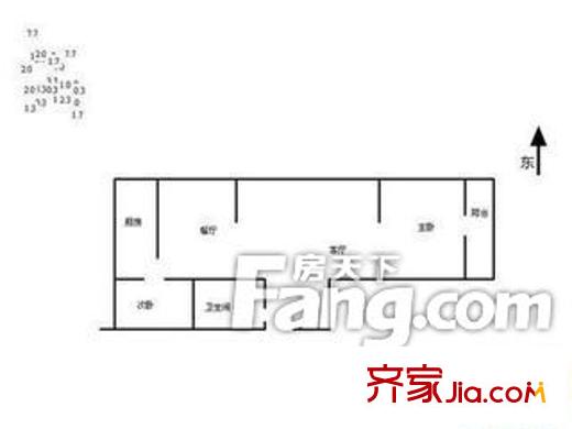 太原 狄公公寓 戶型圖