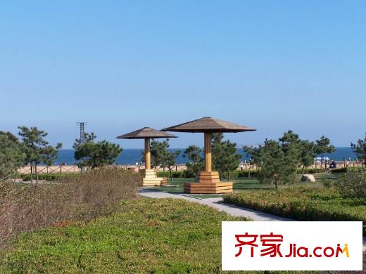 青島萬德豐觀景苑周邊配套之金沙灘