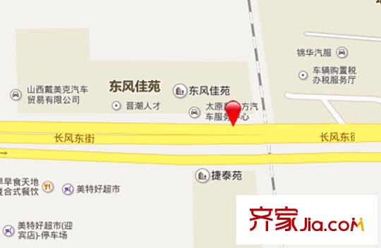 東風佳苑交通圖太原  