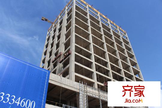 華天置地2號樓進(jìn)度圖（2015-10-13）