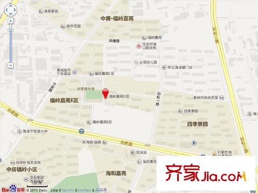 福嶺嘉苑D區(qū)交通圖