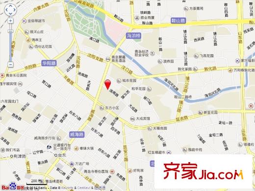洮南路社區(qū)交通圖