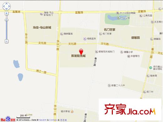 即發(fā)陽光城交通圖