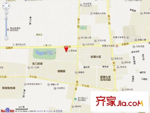 江南花園交通圖