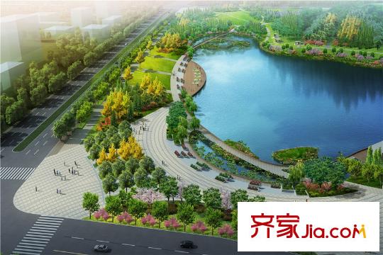 龍山上苑周邊配套之龍泉湖公園
