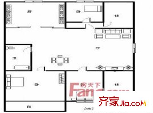富春花園 戶型圖