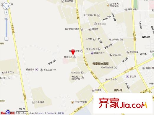 富春花園交通圖