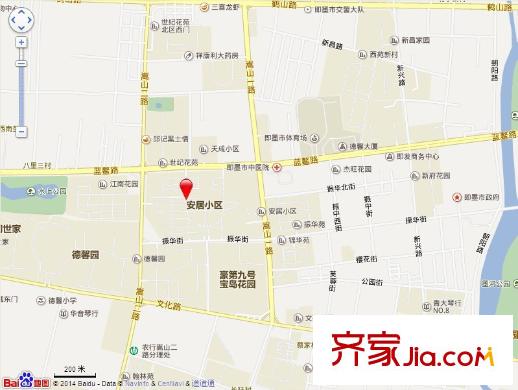 安居小區(qū)交通圖