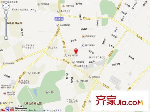 水清溝一小區(qū)交通圖
