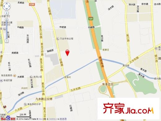 萬(wàn)達(dá)悅公館交通圖