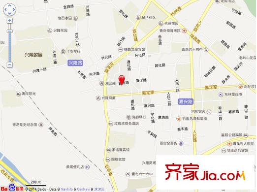 嘉禾路小區(qū)交通圖