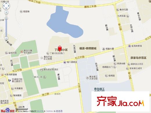 丁家河社區(qū)交通圖