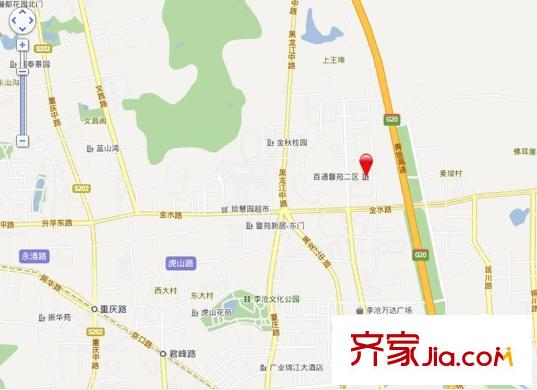 百通馨苑二區(qū)交通圖