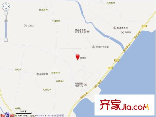 平方米海香瀾郡交通區(qū)位圖