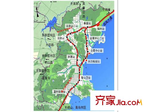 天泰圣羅尼克三期交通圖
