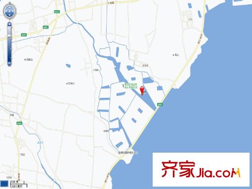 平方米海盧卡多堡交通圖
