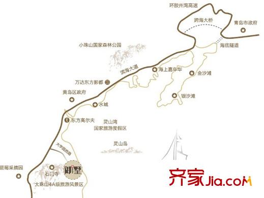 珠山秀谷?御墅區(qū)位圖