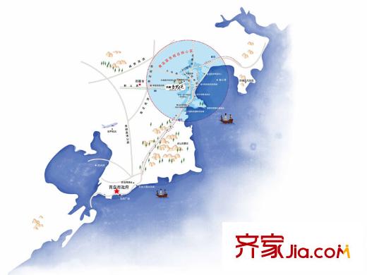天泰圣羅尼克交通圖