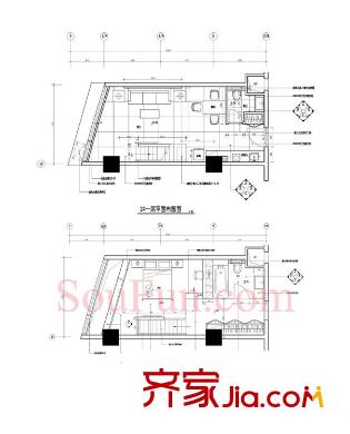 尚景公寓戶型圖戶型圖 1室 1室1廳1衛(wèi)1廚