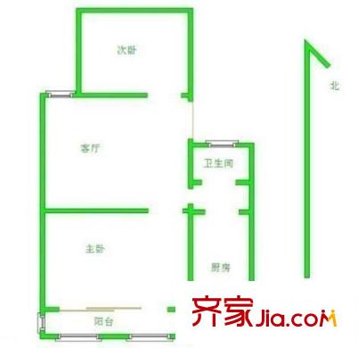 江濱新寓戶型圖戶型圖2室 2室1廳1衛(wèi)