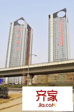 御湖國際外景圖一期A、B樓（2010.3）