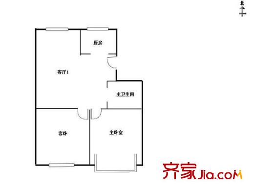 梅嶺小區(qū)戶型圖戶型圖 2室 2室1廳1衛(wèi)1廚
