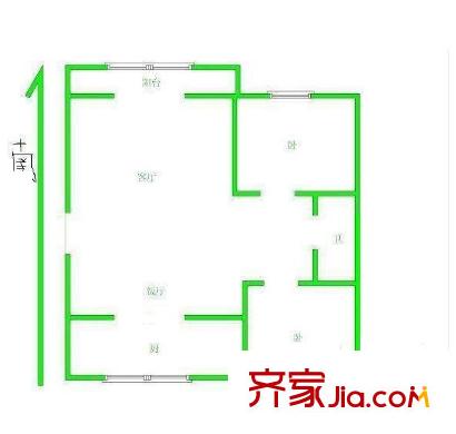 天琪雅居戶型圖戶型圖 2室 2室2廳1衛(wèi)1廚
