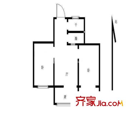 應(yīng)天花園戶型圖戶型圖1室 1室2廳1衛(wèi)1廚