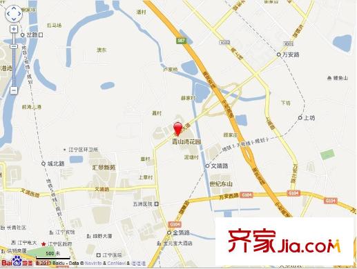 青山灣交通圖