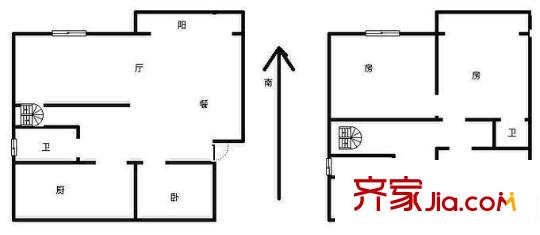 黃埔花園戶型圖戶型圖 5室 5室2廳2衛(wèi)1廚