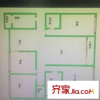 天印花園戶型圖戶型圖 4室 4室2廳2衛(wèi)