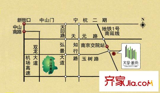 文鼎雅苑交通圖區(qū)位圖