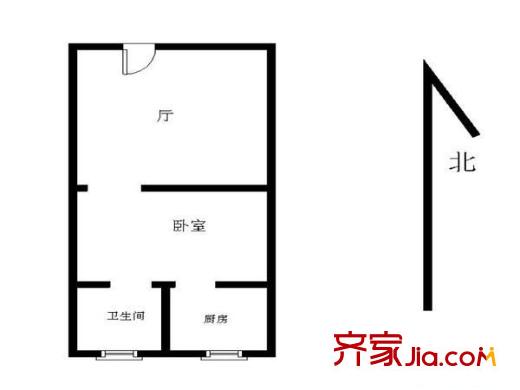 云錦美地戶型圖戶型圖 1室 1室1廳1衛(wèi)1廚