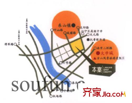 萊茵東郡交通圖