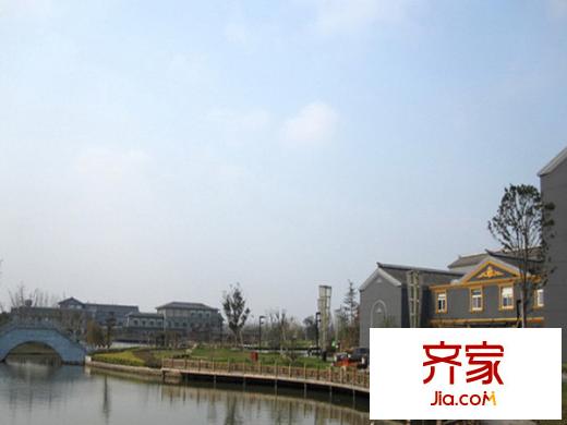 白鷺湖山莊外景圖