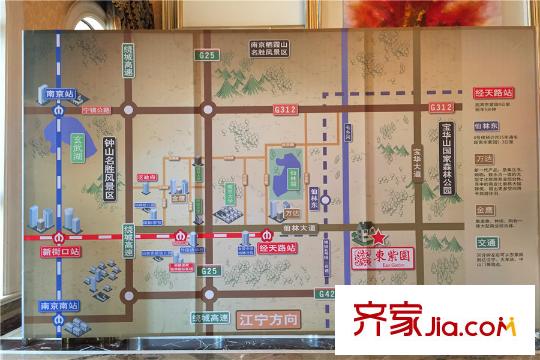 東紫園交通區(qū)位圖